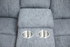 Owen Electric Recliner Sofa Grey Large Corner