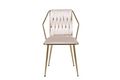 Daisy Cream Gold Dining Chair