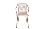 Daisy Cream Gold Dining Chair