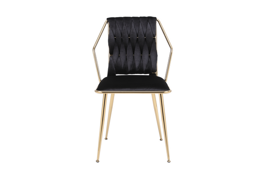 Daisy Black Gold Dining Chair