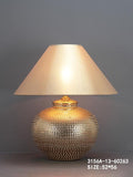 Round Gold Table Lamp