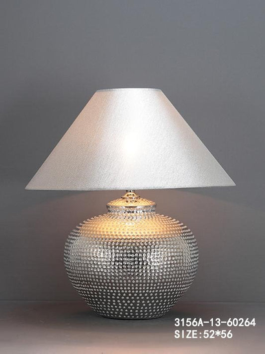Silver Table Lamp