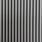 Acoustic Small Curved Wall Panel - Grey Oak 2.4m x 0.6m (4 Pieces)