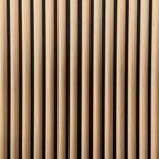 Acoustic Small Curved Wall Panel - Oak 2.4m x 0.6m (4 Pieces)