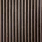 Acoustic Small Curved Wall Panel - Walnut 2.4m x 0.6m (4 Pieces)