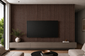 Acoustic Small Curved Wall Panel - Walnut 2.4m x 0.6m (4 Pieces)