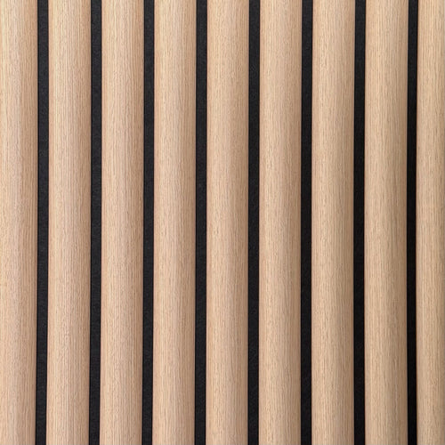 Acoustic Curved Wall Panel - Oak 2.4m x 0.6m (4 Pieces)