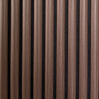 Acoustic Curved Wall Panel - Walnut 2.4m x 0.6m (4 Pieces)