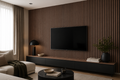 Acoustic Curved Wall Panel - Walnut 2.4m x 0.6m (4 Pieces)