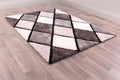 3D CARVED DIAMOND GREY