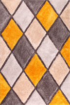 3D CARVED DIAMOND OCHRE