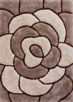 3D CARVED ROSE NATURAL