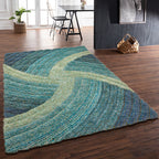3D SHAGGY STELLA BLUE