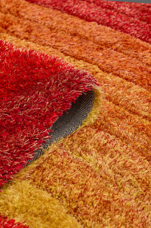 3D SHAGGY STELLA BURNT ORANGE