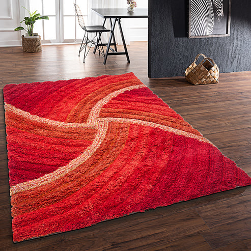 3D SHAGGY STELLA TERRACOTTA