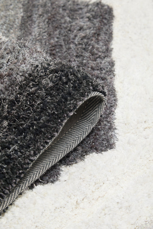 3D SHAGGY TRELLIS GREY