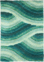3D SHAGGY WAVE BLUE