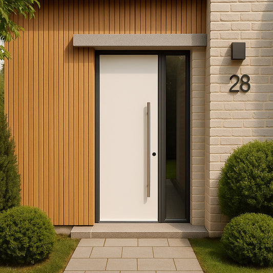 Exterior UPVC Wall Panels - Light Oak 180cm or 150cm (4 Pieces)