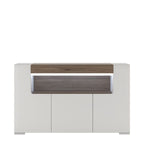 Zuno 3 Door Sideboard with open shelving (inc. Plexi Lighting)