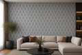 Acoustic Woven Wall Panel - Grey Oak 2.4m x 0.6m (4 Pieces)