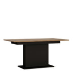 Brolo Extending Dining Table 160-200cm in Walnut and Dark Panel Finish