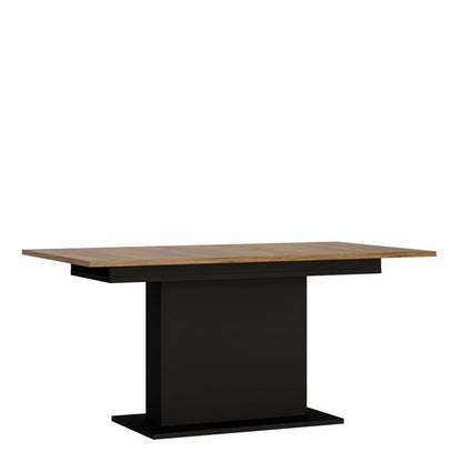 Brolo Extending Dining Table 160-200cm in Walnut and Dark Panel Finish