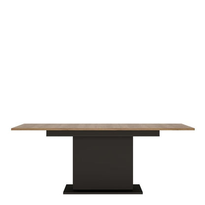 Brolo Extending Dining Table 160-200cm in Walnut and Dark Panel Finish