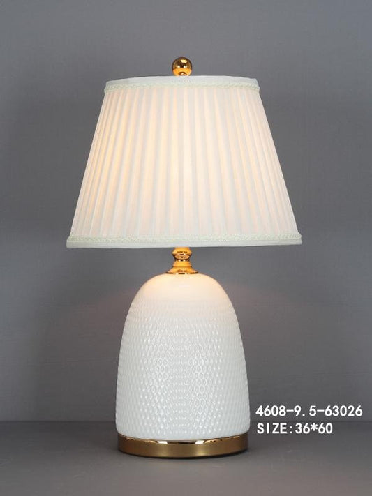 White & Gold Table Lamp