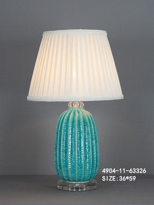 Teal Table Lamp