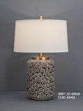 Grey & Gold Table Lamp