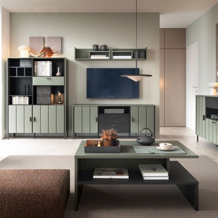Caldra Coffee Table in Green/Grey