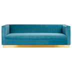 Opal 3 Seater Light Blue Sofa