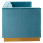 Opal 3 Seater Light Blue Sofa