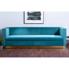 Opal 3 Seater Light Blue Sofa