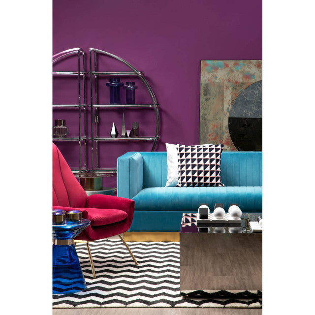 Opal 3 Seater Light Blue Sofa