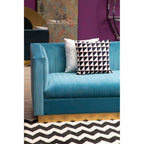 Opal 3 Seater Light Blue Sofa