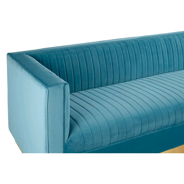 Opal 3 Seater Light Blue Sofa