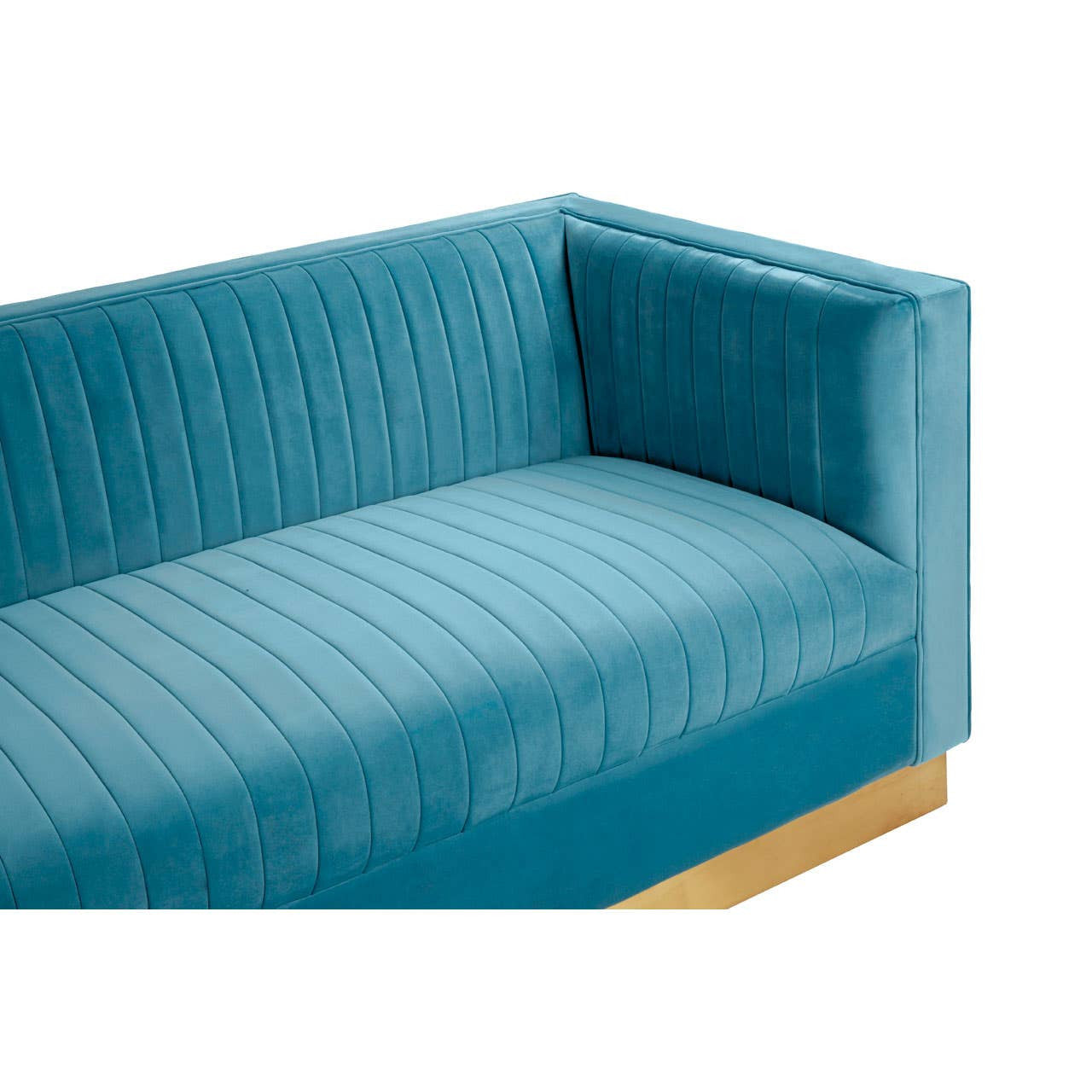 Opal 3 Seater Light Blue Sofa