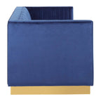Opal 3 Seater Deep Blue Sofa