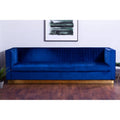 Opal 3 Seater Deep Blue Sofa