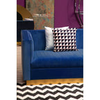 Opal 3 Seater Deep Blue Sofa