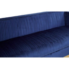Opal 3 Seater Deep Blue Sofa