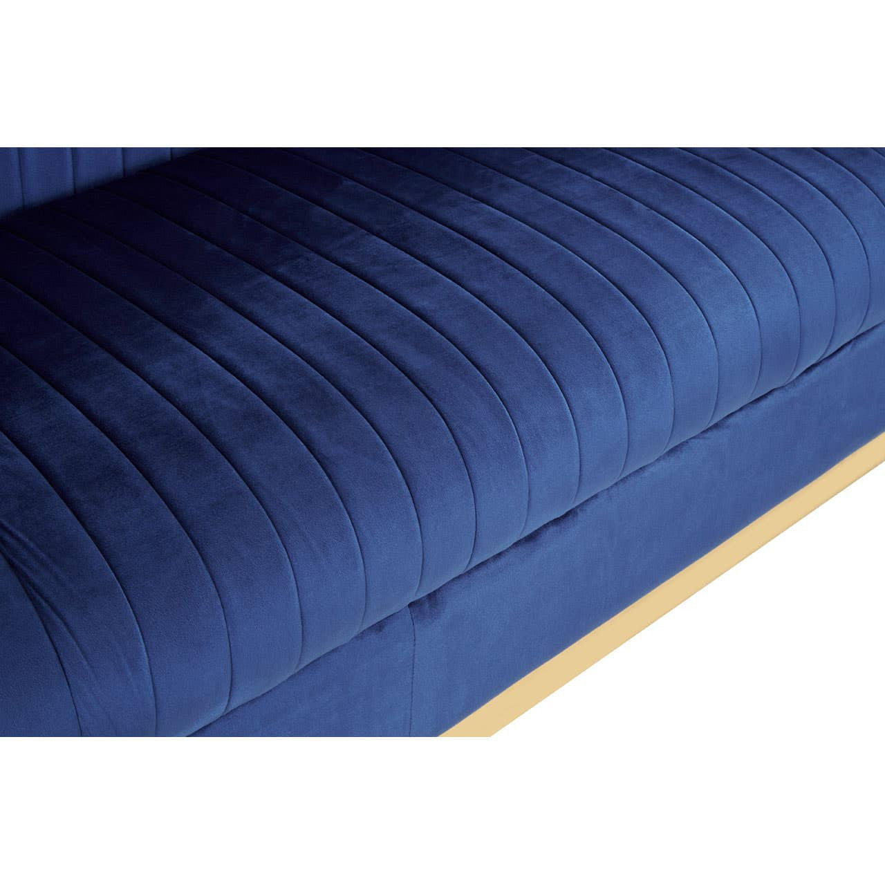 Opal 3 Seater Deep Blue Sofa