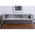 Opal 3 Seater Grey Sofa