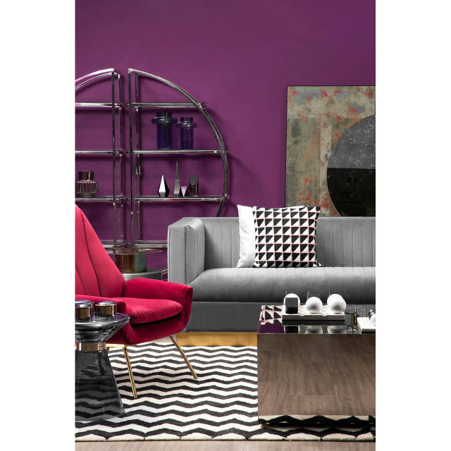 Opal 3 Seater Grey Sofa