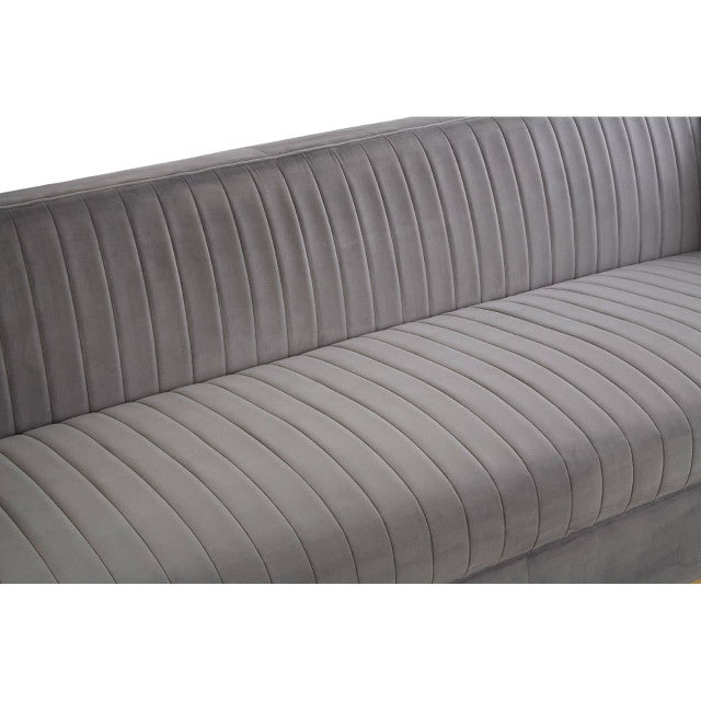 Opal 3 Seater Grey Sofa