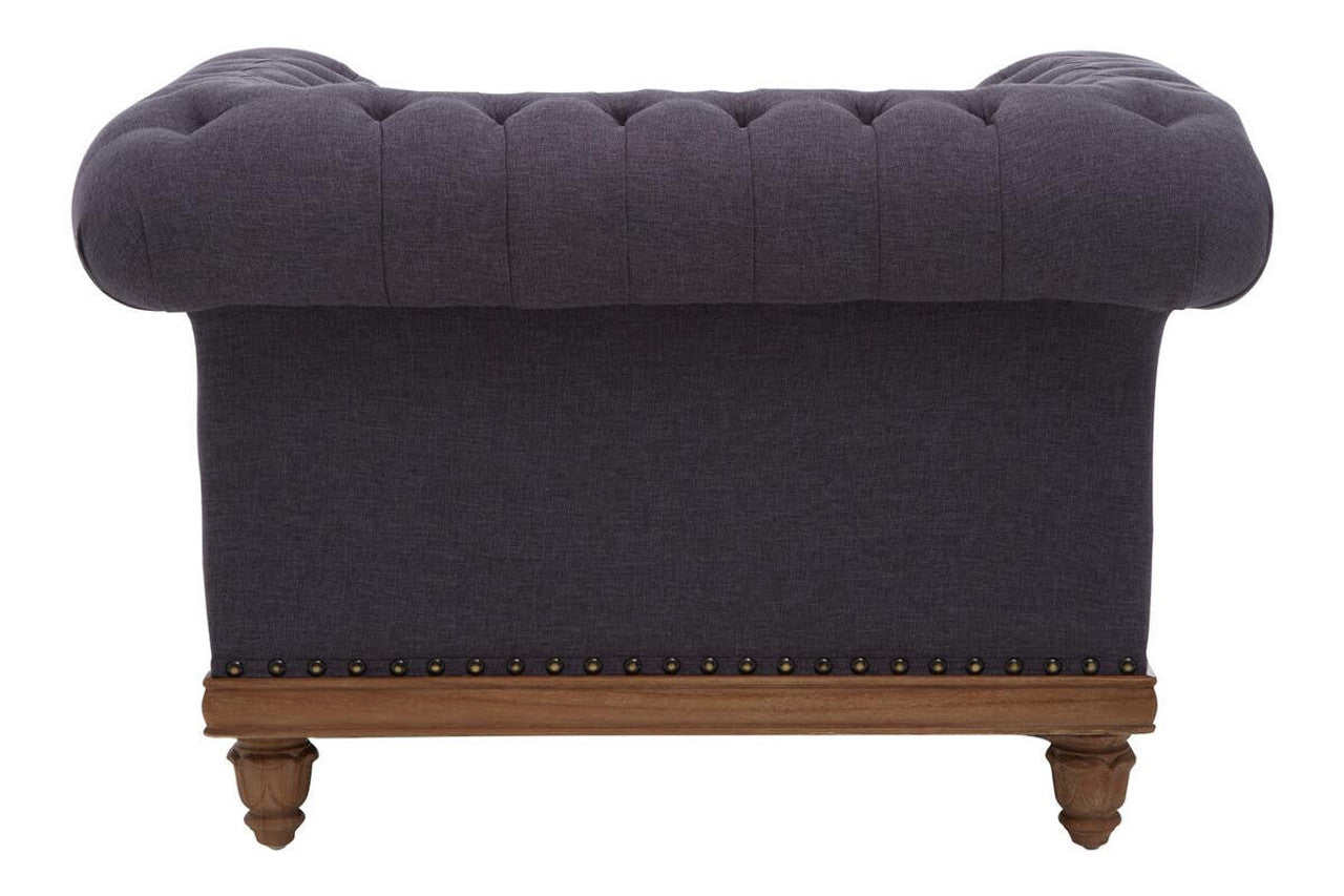 Cabra Chesterfield Graphite Grey Chair