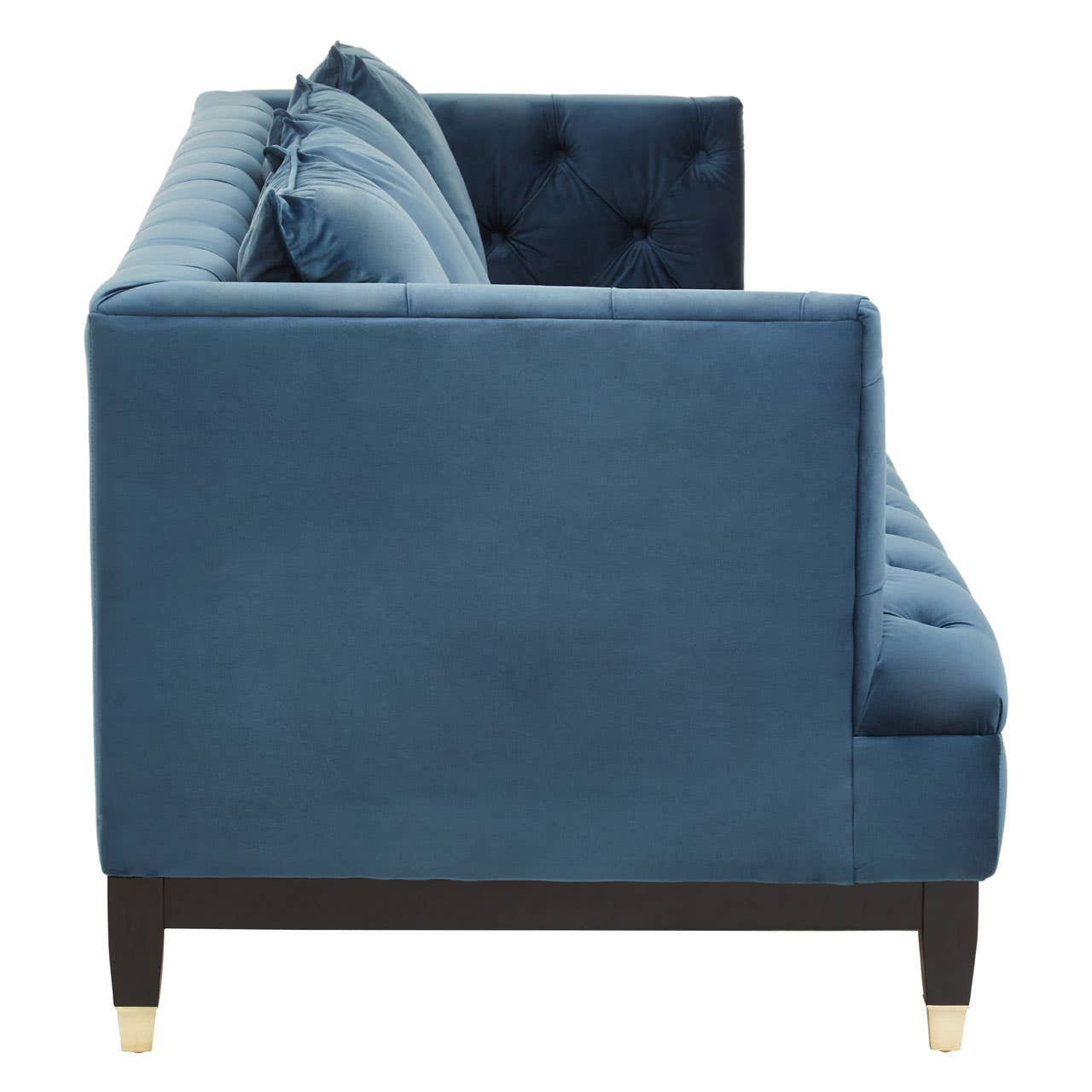Sefira 3 Seater Navy Fabric Sofa