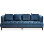 Sefira 3 Seater Navy Fabric Sofa