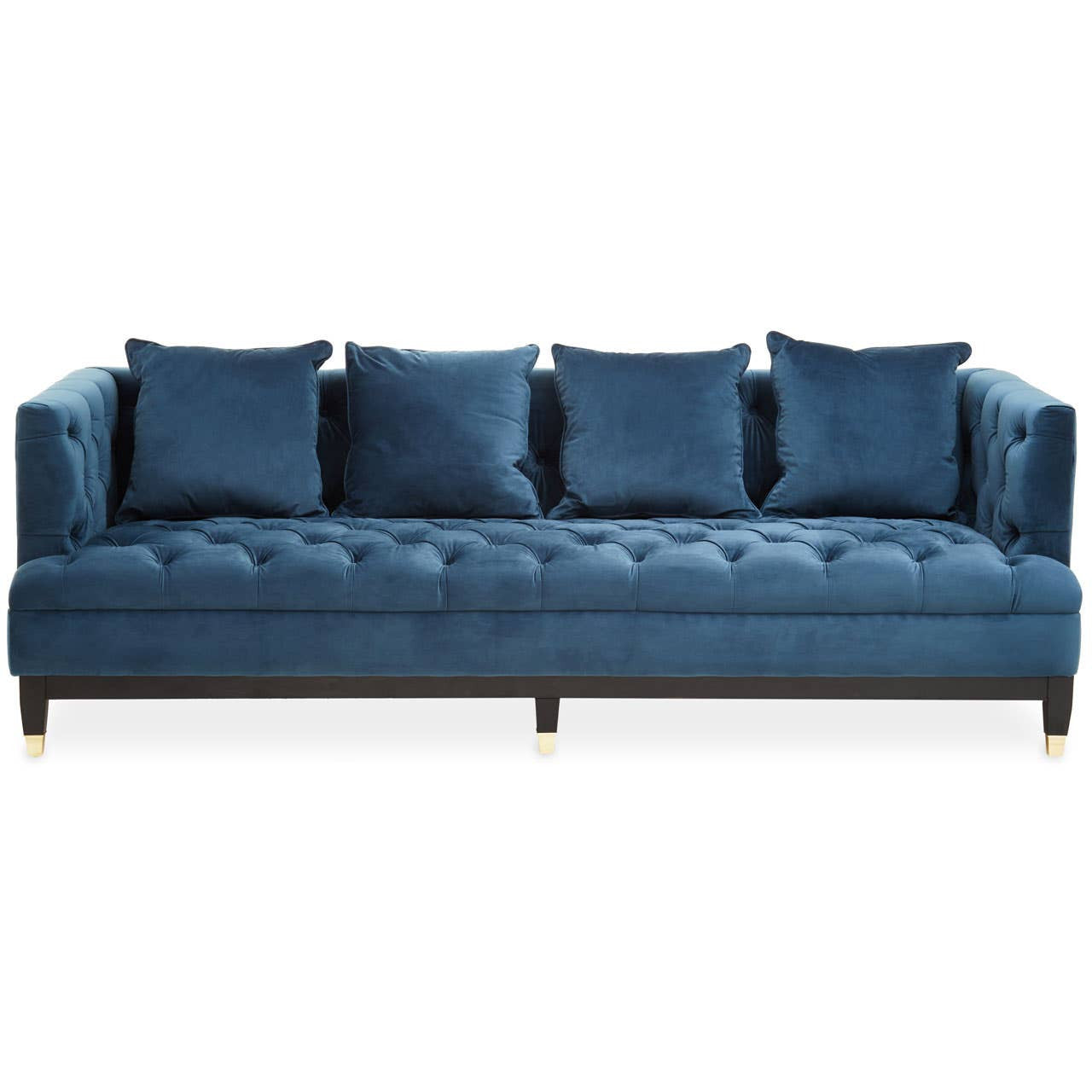 Sefira 3 Seater Navy Fabric Sofa